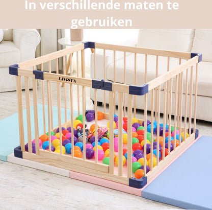 Houten Grondbox – Inklapbare Speelbox – 170x170x61 cm