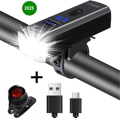 Fietsverlichtingsset oplaadbaar model 2025
