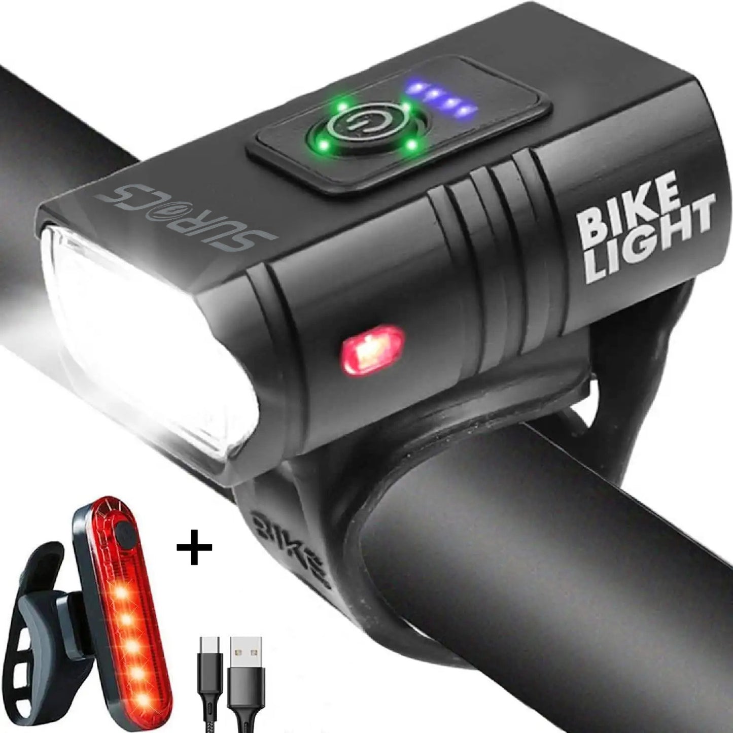 Fietsverlichtingsset oplaadbaar