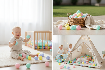 Ballenbakballen 100 stuks – Speelballen voor Grondbox & Speeltent – Veilig & BPA-vrij