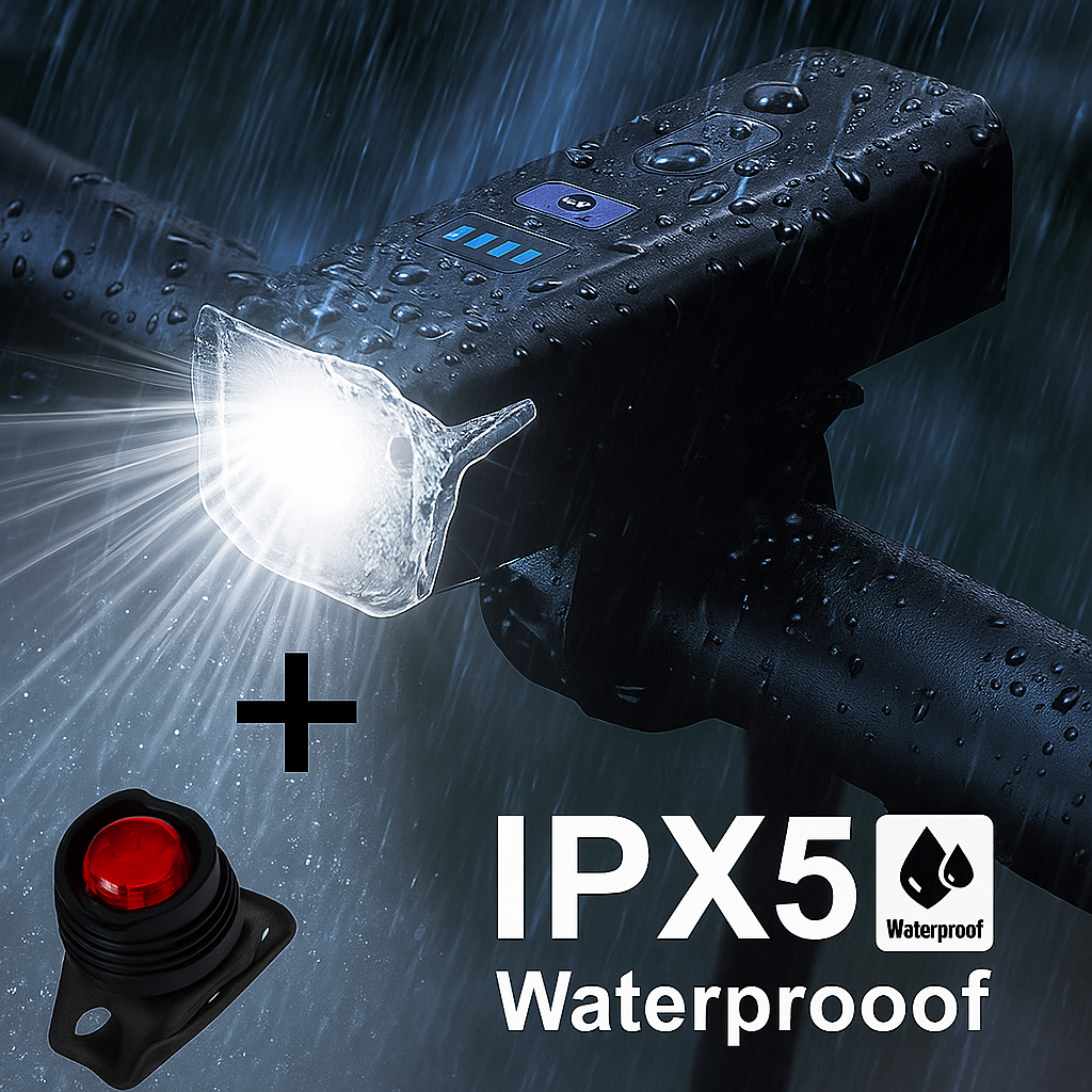 Fietsverlichtingsset oplaadbaar model 2025