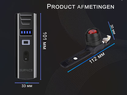 Fietsverlichtingsset oplaadbaar model 2025