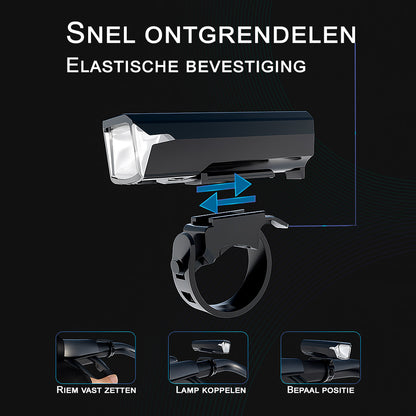Fietsverlichtingsset oplaadbaar model 2025