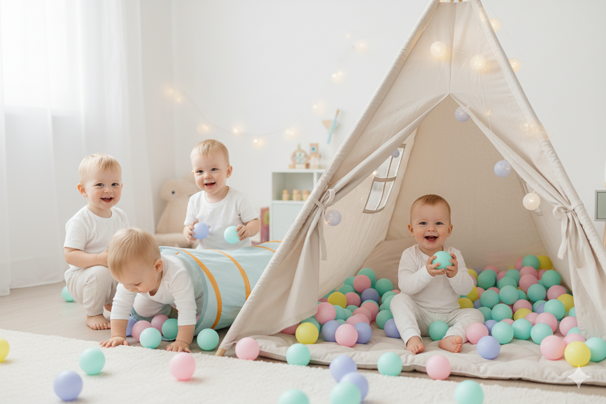 Ballenbakballen 100 stuks – Speelballen voor Grondbox & Speeltent – Veilig & BPA-vrij