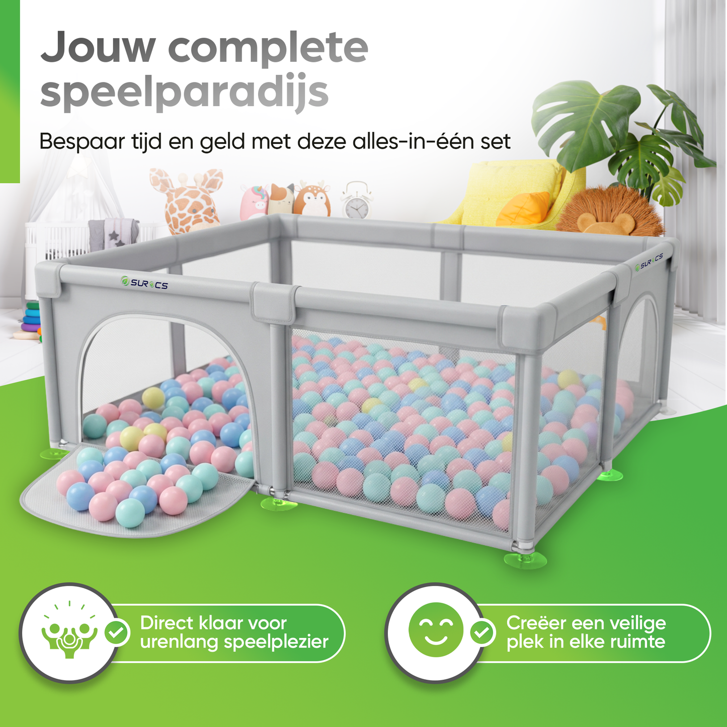Bespaar tijd en geld met de Surocs alles-in-één set grondbox set