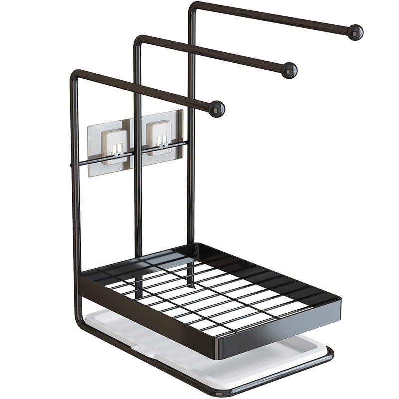 Aanrecht organizer - Vaatdoekhouder - gootsteen organizer - keuken organizers - Afdruiprek - Keuken - Zwart